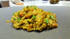 Arroz ortiguillas y lima