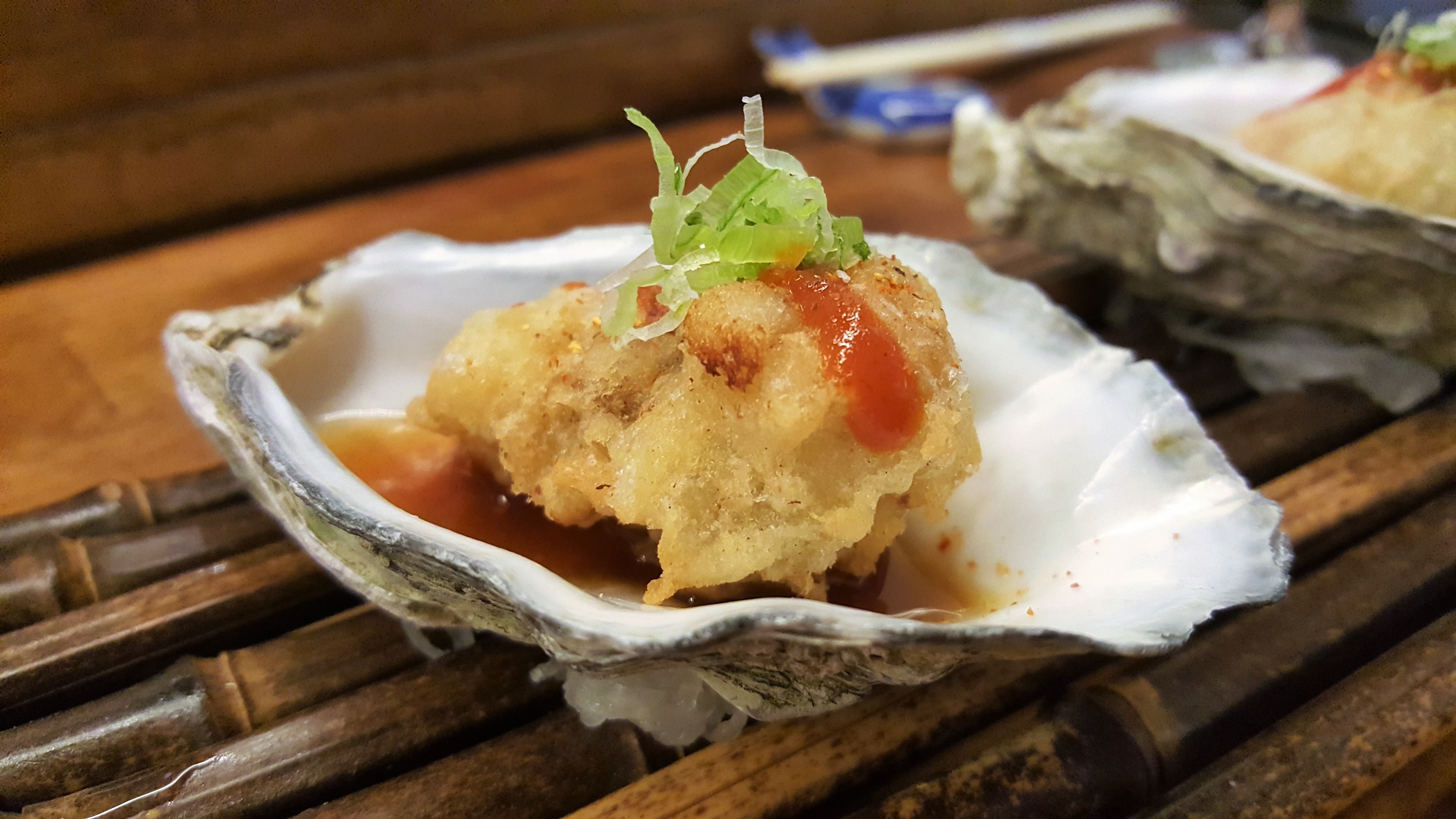 Ostra en tempura Ikigai
