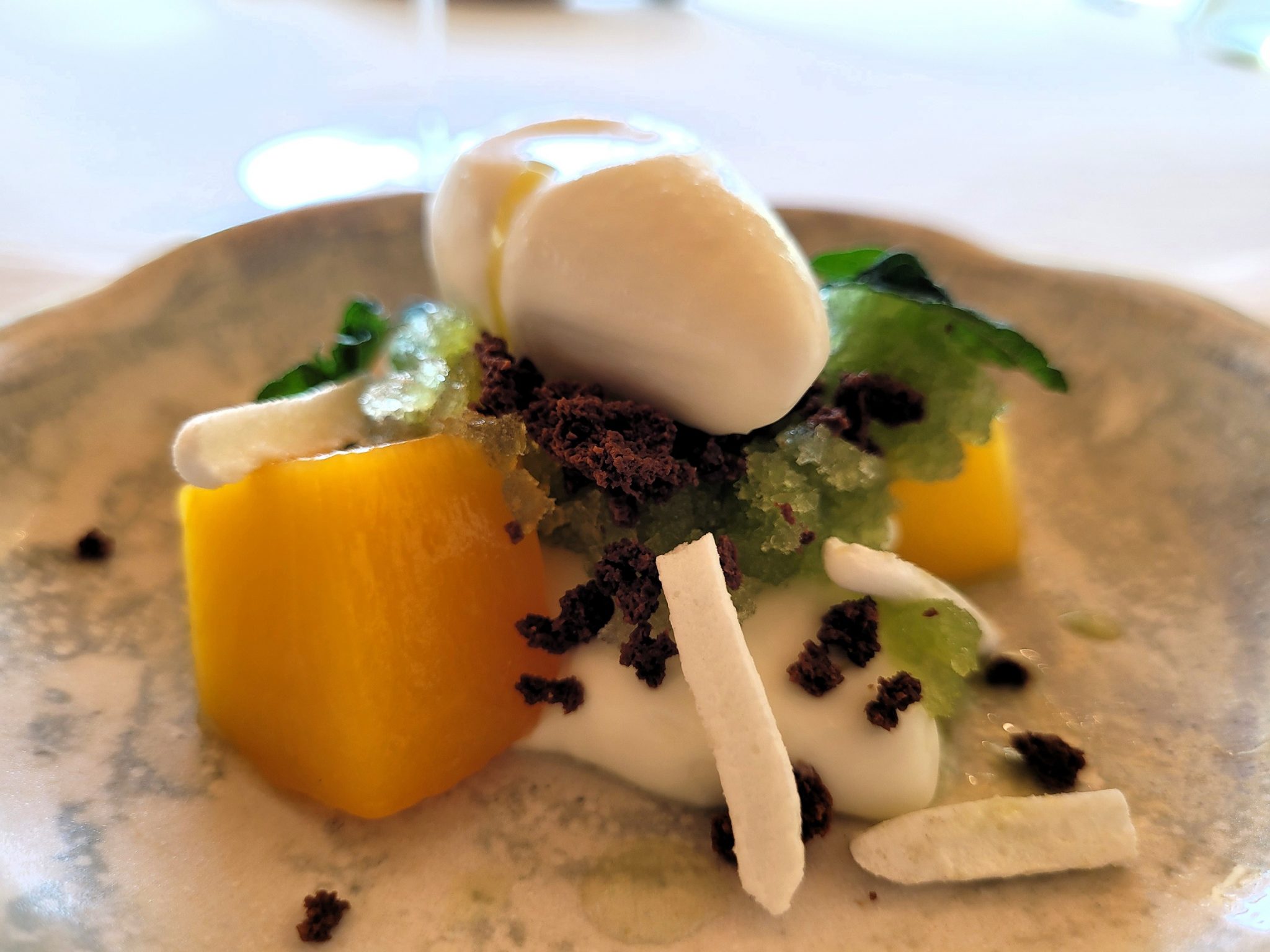 Melocotón, yogur y hierbaluisa Bardal