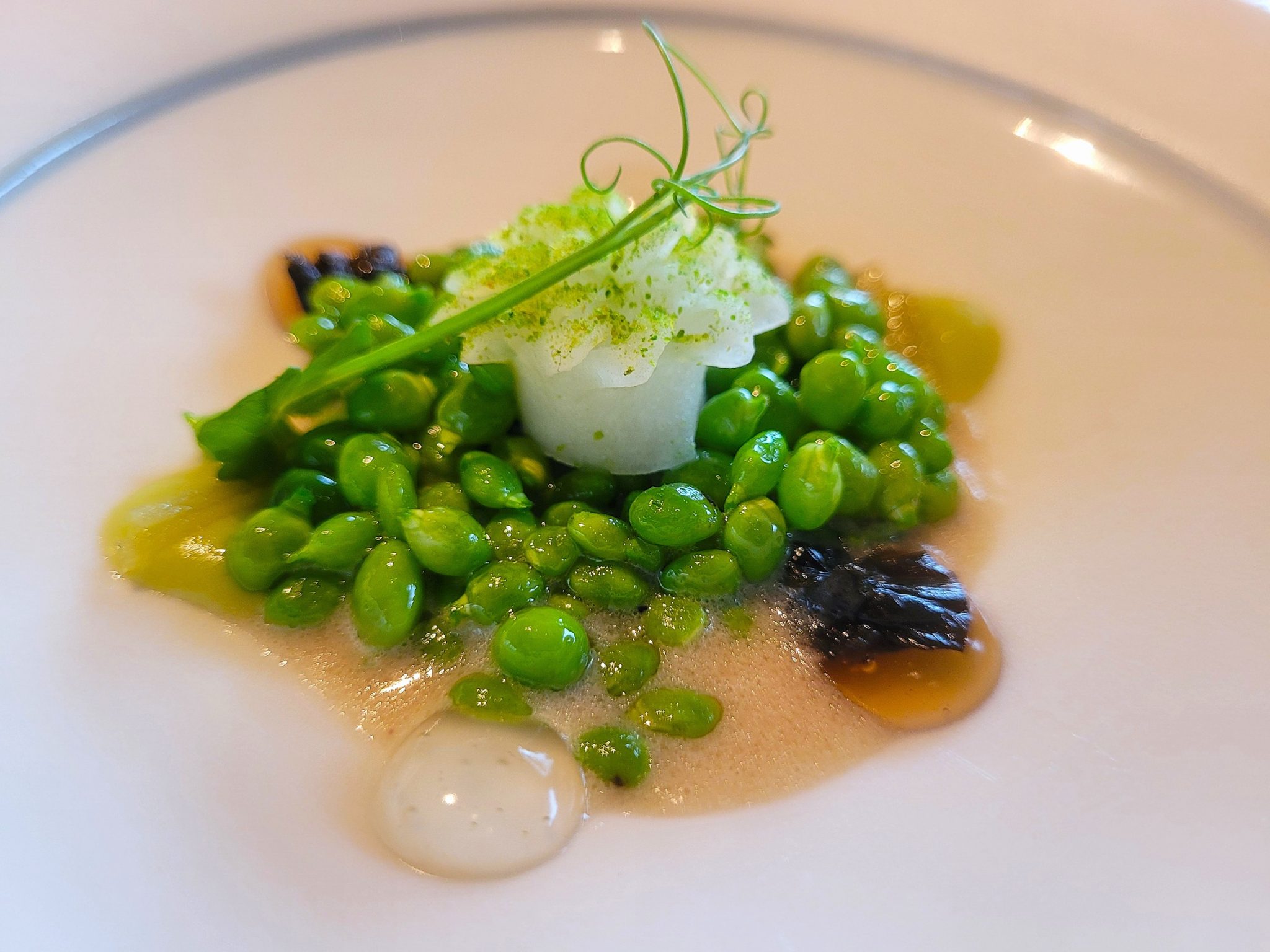 Guisantes sobre lías de sake Los quince del 2025 