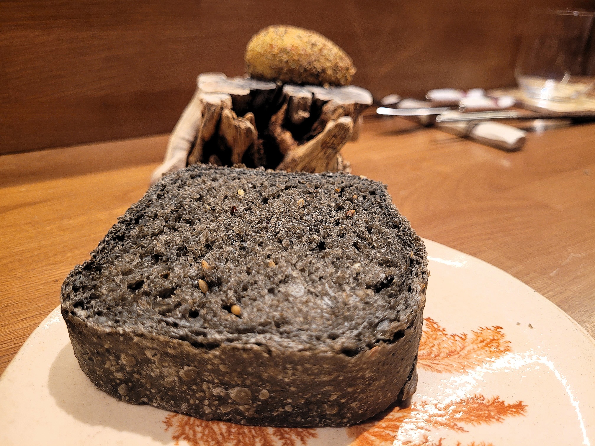 Pan de setas y trufa El Invernadero