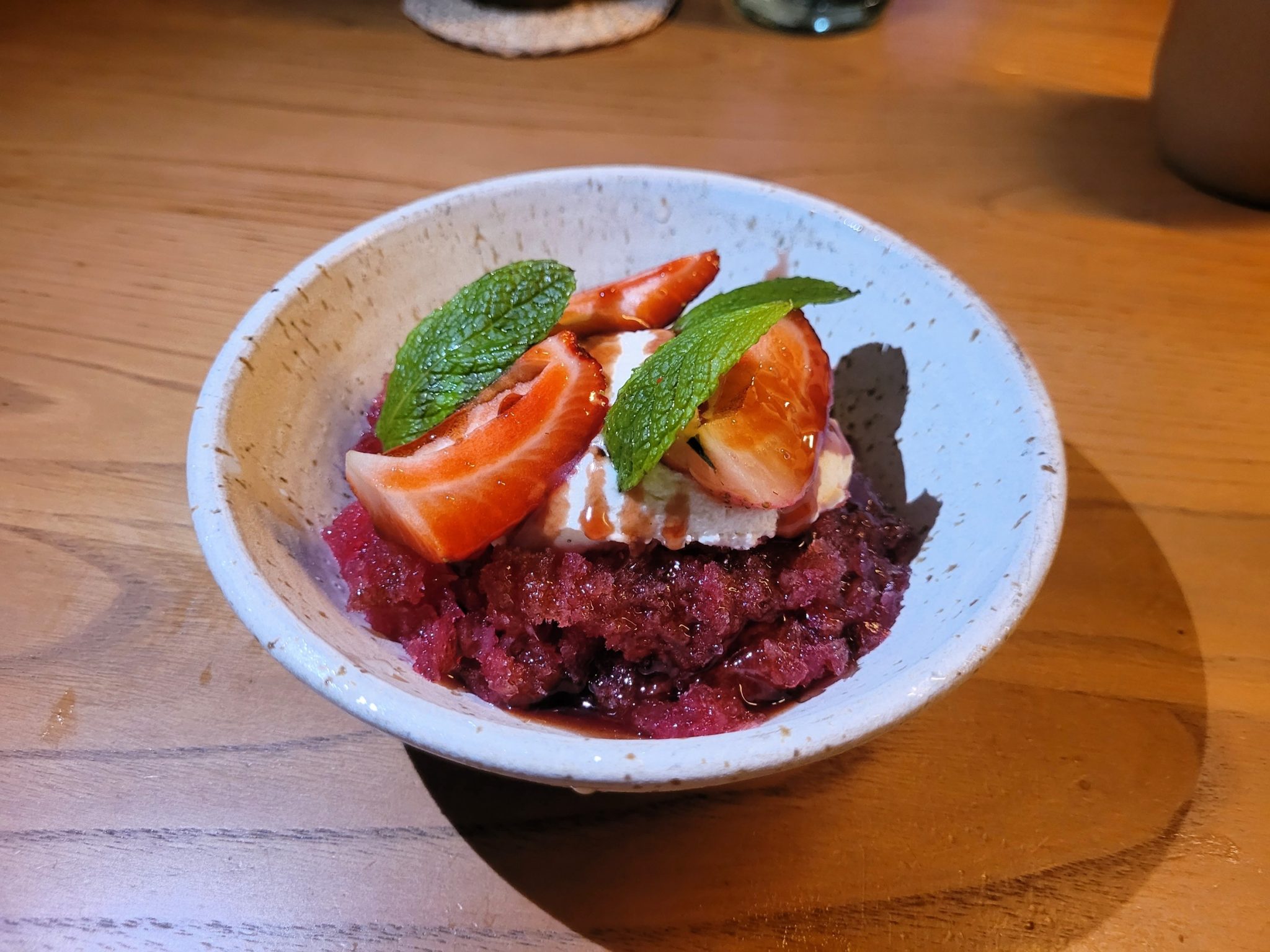 Raspadilla de lúcuma llama Inn