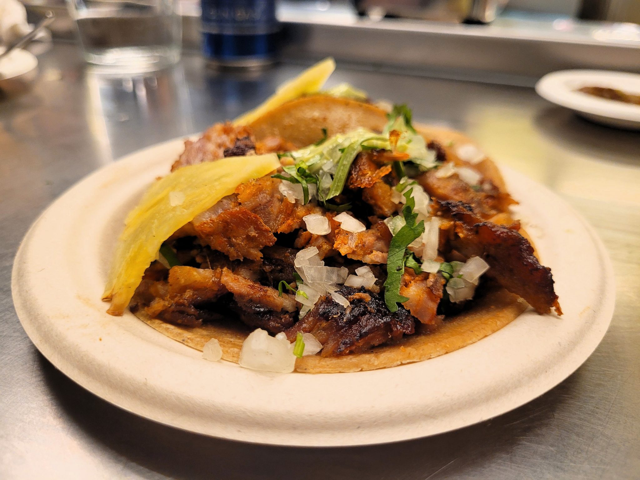 Tacos de trompo ibérico Chiribita Tacos